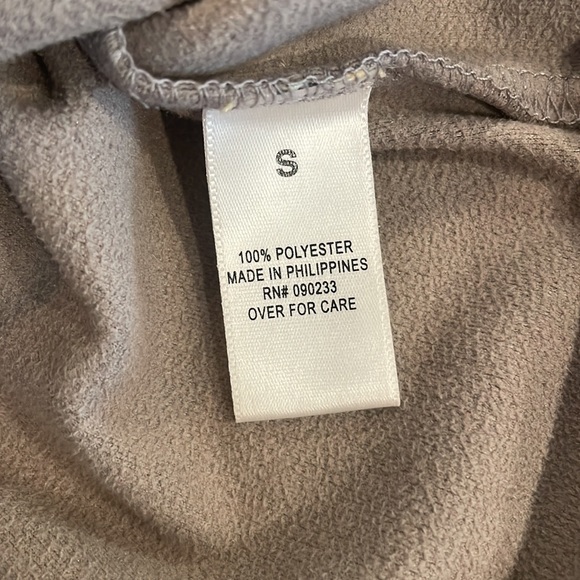 Kendall & Kylie dress mini gray body con faux suede cut out women’s size small S - Picture 10 of 10